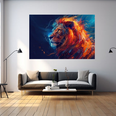 Lion Painting Modern Art